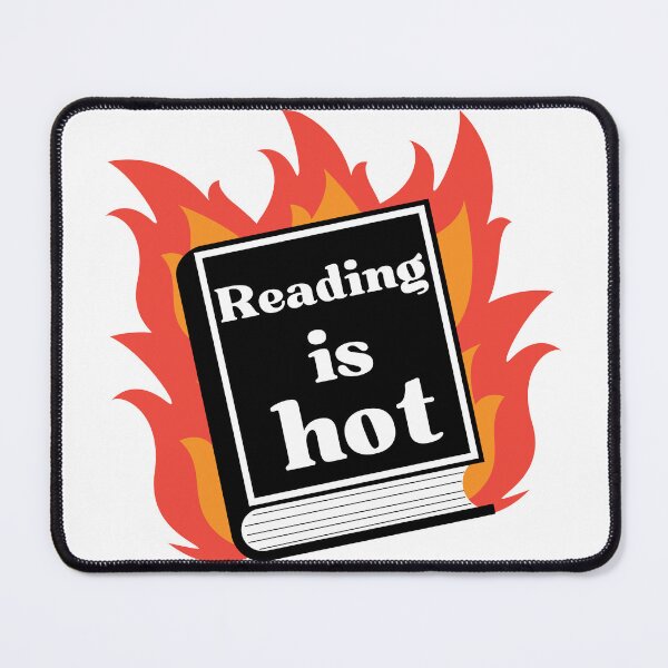 Item preview, Reading is hot - Bookish designed and sold by Stuffspot.