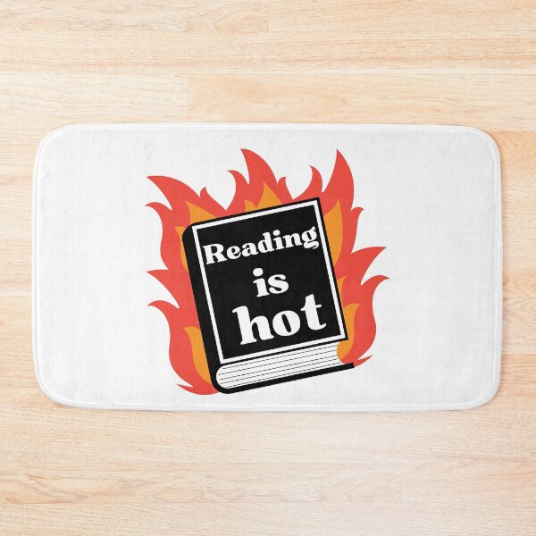 Item preview, Reading is hot - Bookish designed and sold by Stuffspot.