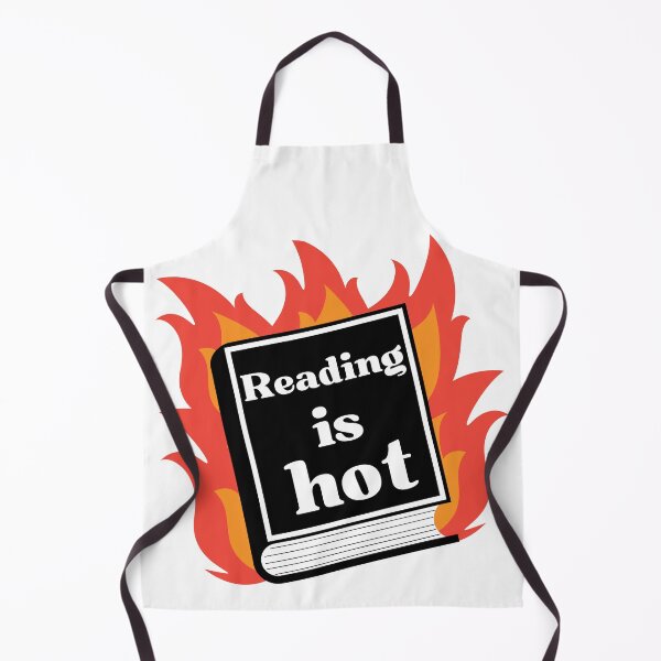 Item preview, Reading is hot - Bookish designed and sold by Stuffspot.