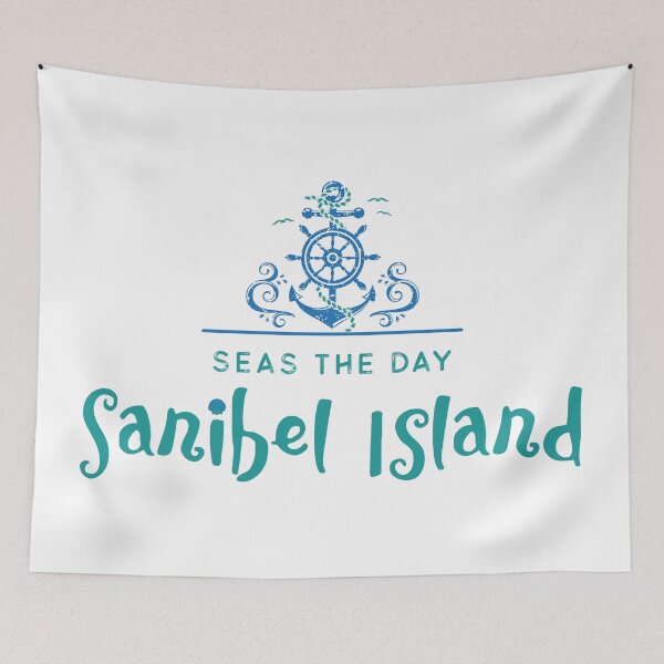 Item preview, Sanibel Island Florida, Seas the Day designed and sold by Futurebeachbum.