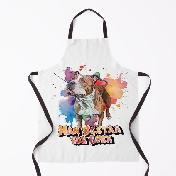 Item preview, American Staffordshire Terrier dog (am staff, amstaff or staff), My Bestah for ever, for Terrier lovers, in French designed and sold by isaweb.