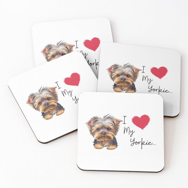 Item preview, I Love My Yorkie... designed and sold by SRQDesigns.