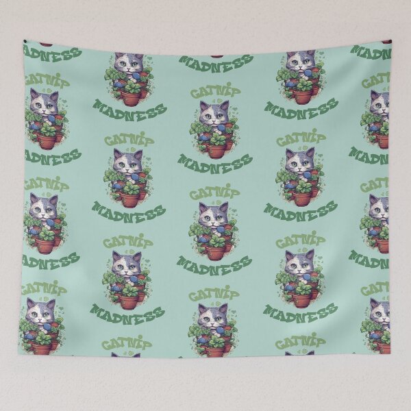 Item preview, Catnip madness designed and sold by PRYMULLART.