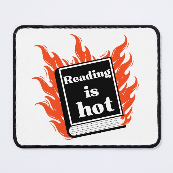 Item preview, Reading is hot - Bookish designed and sold by Stuffspot.