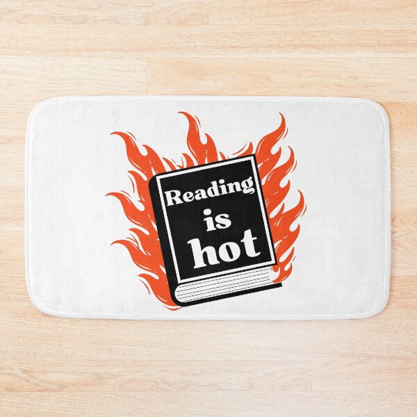 Item preview, Reading is hot - Bookish designed and sold by Stuffspot.