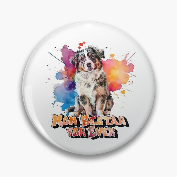 Item preview, Australian Shepherd Dog, Mon Bestah for ever, for shepherd lovers, in French designed and sold by isaweb.