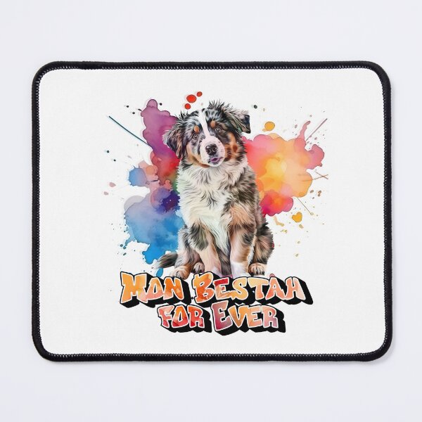 Item preview, Australian Shepherd Dog, Mon Bestah for ever, for shepherd lovers, in French designed and sold by isaweb.