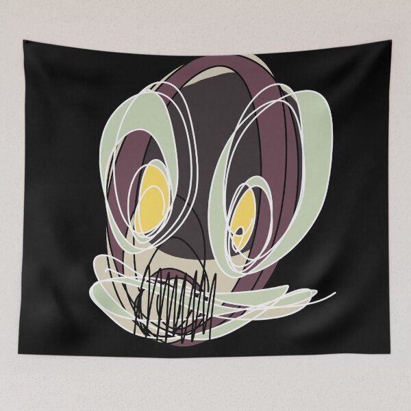 Item preview, abstract face designed and sold by azet-art.