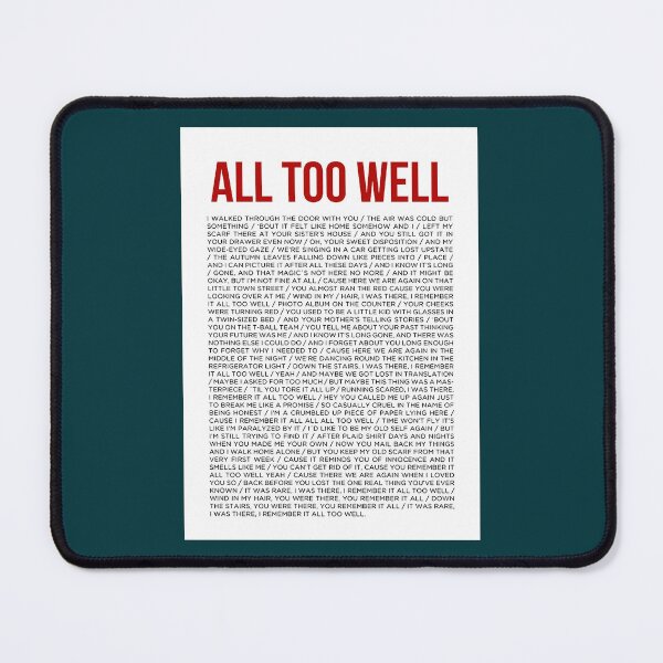 Item preview, ALL TOO WELL  (2) designed and sold by rickfletcher3.