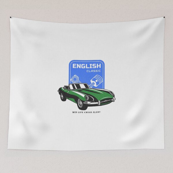 Item preview, Classic BRG English Sports Car Art designed and sold by 67prints.