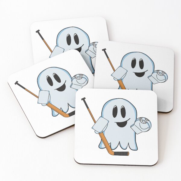 Item preview, Ghoulie the Goalie - Ice Hockey Ghost designed and sold by HockeyGhost.