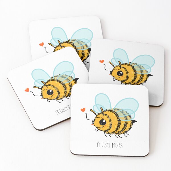 Item preview, Plush mors bumblebee cute illustration with heart designed and sold by GingerandMilk.
