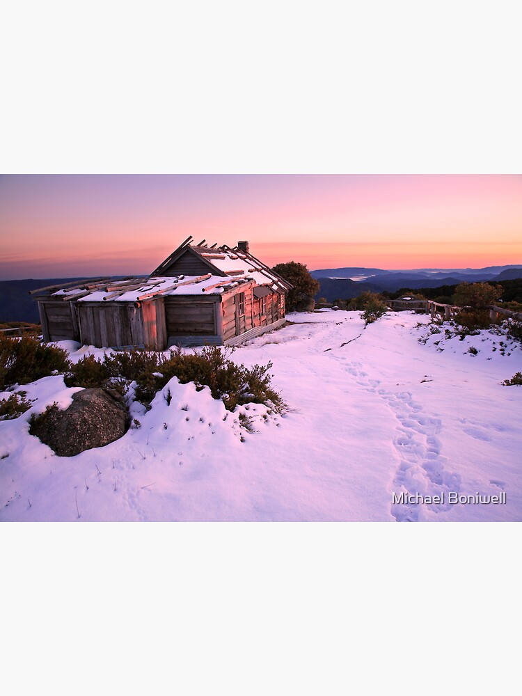 Winter Sunrise over Craig's Hut, Mt Stirling, Australia by Chockstone