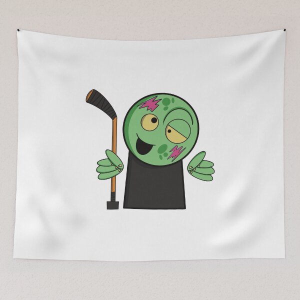 Item preview, Zombie Ice Hockey Player - Ice Hockey Ghost designed and sold by HockeyGhost.