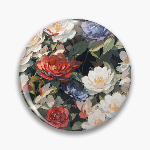 Item preview, Handdrawn comic style seamless floral pattern designed and sold by YPSimon.