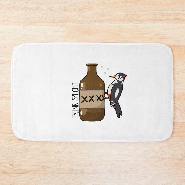 Item preview, Drink Woodpecker - Gulp Woodpecker Illustration Bird on bottle designed and sold by GingerandMilk.