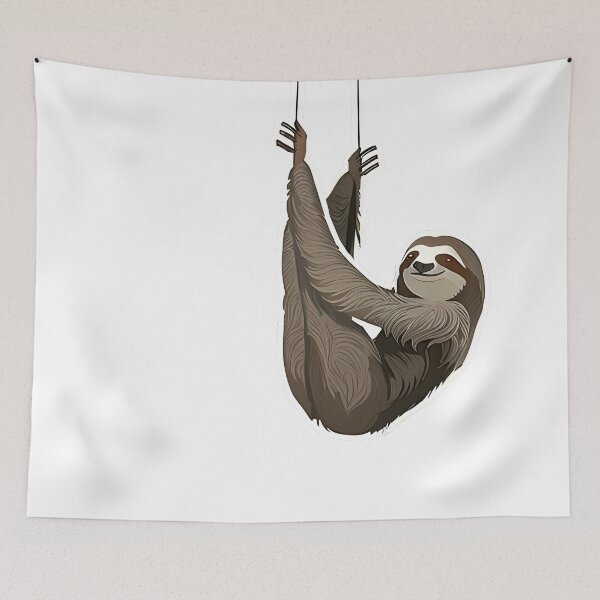 Item preview, Climbing Sloth in Action designed and sold by worldofwhisper.
