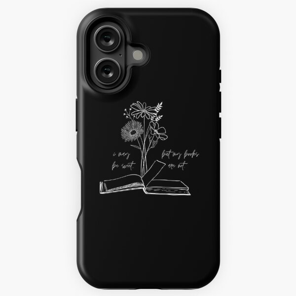 Item preview, "I may be sweet, but my books are not." dark romance book designed and sold by RomanceVibes.