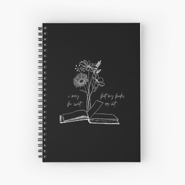 Item preview, "I may be sweet, but my books are not." dark romance book designed and sold by RomanceVibes.