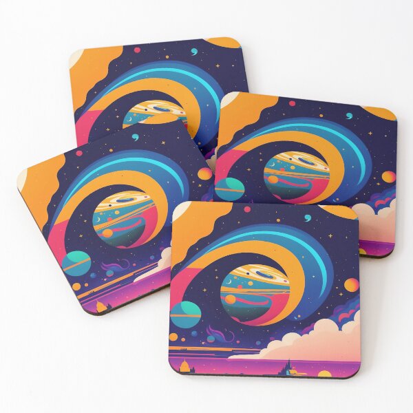 Item preview, A colorful star system landscape designed and sold by Elobrdn.