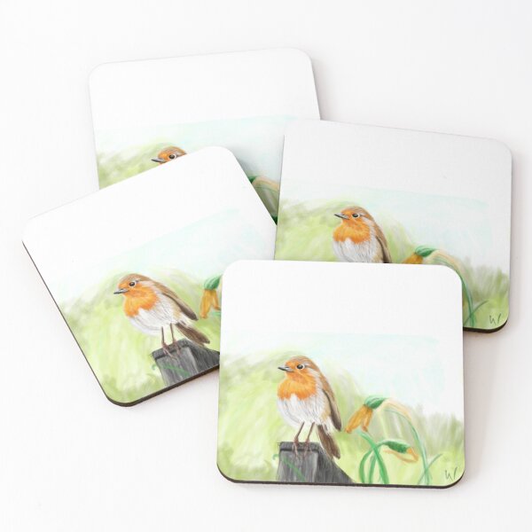 Item preview, Birds in London (Robin) designed and sold by mayerarts.