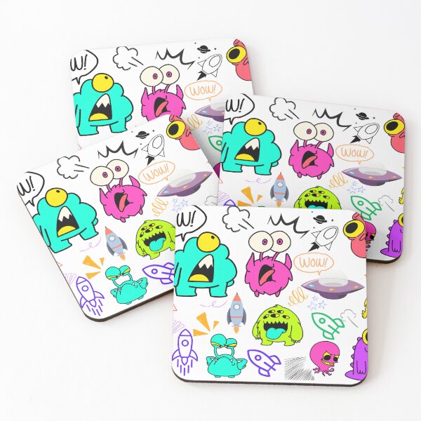 Item preview, space monsters designed and sold by Venezuelaaaaa.