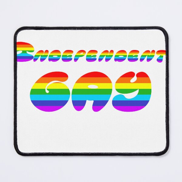 Item preview, Independent Gay, LGBTQIA Pride designed and sold by ShopULove.