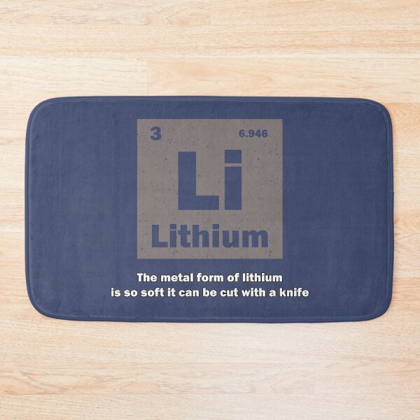 Item preview, The metal form of lithium is so soft it can be cut with a knife, gift for chemistry lover designed and sold by abdelhak2005.