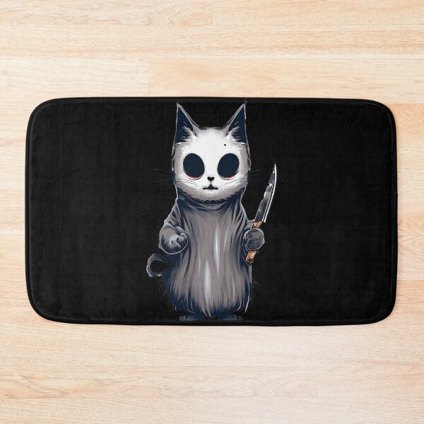 Item preview, Spooky cat in ghosts mask cartoon style designed and sold by TomFrontierArt.
