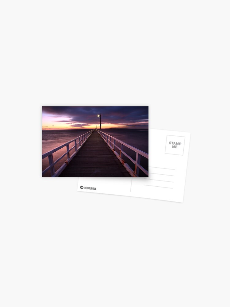 Thumbnail 1 of 2, Postcard, Pre-Dawn Greets Point Lonsdale Pier, Australia designed and sold by Michael Boniwell.
