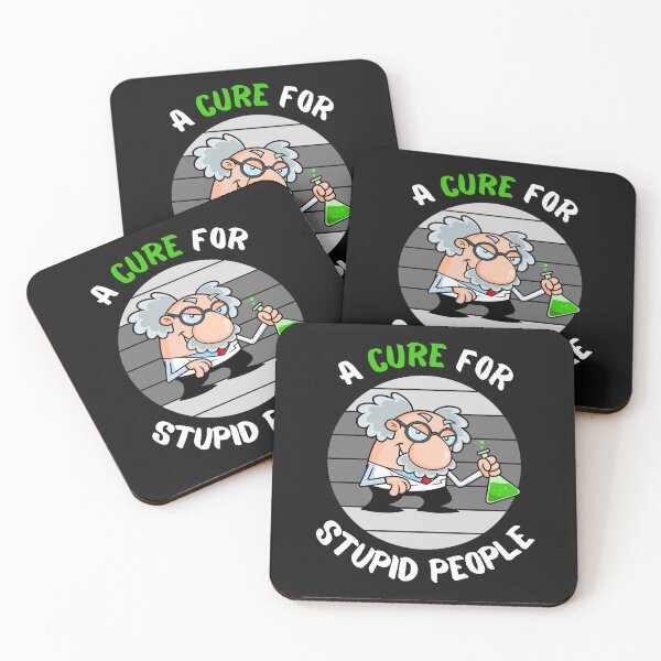 Item preview, Lets Find a Cure For Stupid People Funny designed and sold by Clouth Clothing  ⭐⭐⭐⭐⭐.