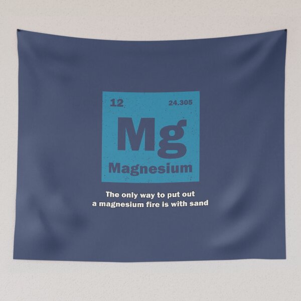 Item preview, The only way to put out a magnesium fire is with sand, gift for chemistry lover designed and sold by abdelhak2005.