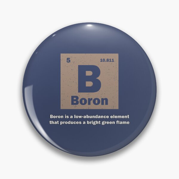 Item preview, Boron is a low-abundance element that produces a bright green flame, gift for chemistry lover designed and sold by abdelhak2005.