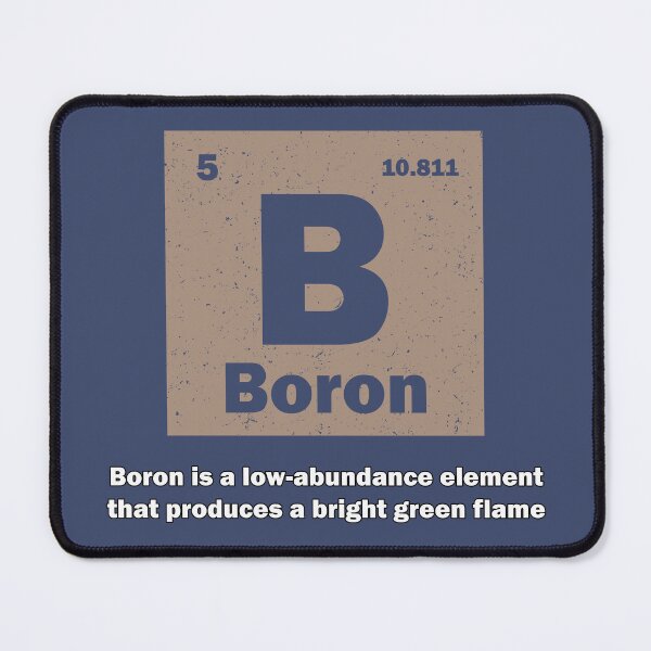 Item preview, Boron is a low-abundance element that produces a bright green flame, gift for chemistry lover designed and sold by abdelhak2005.
