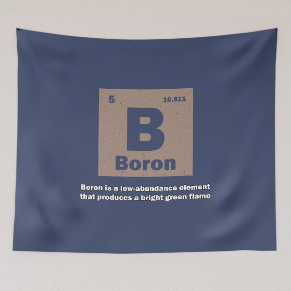 Item preview, Boron is a low-abundance element that produces a bright green flame, gift for chemistry lover designed and sold by abdelhak2005.