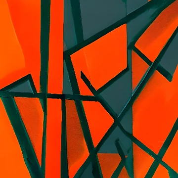 Artwork thumbnail, Abstract Orange Design by Rell1970