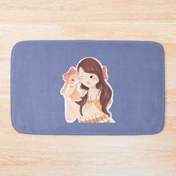 Item preview, White Circle Bunmom and Holland Lop Rabbit | Bunniesmee designed and sold by bunniesmee.