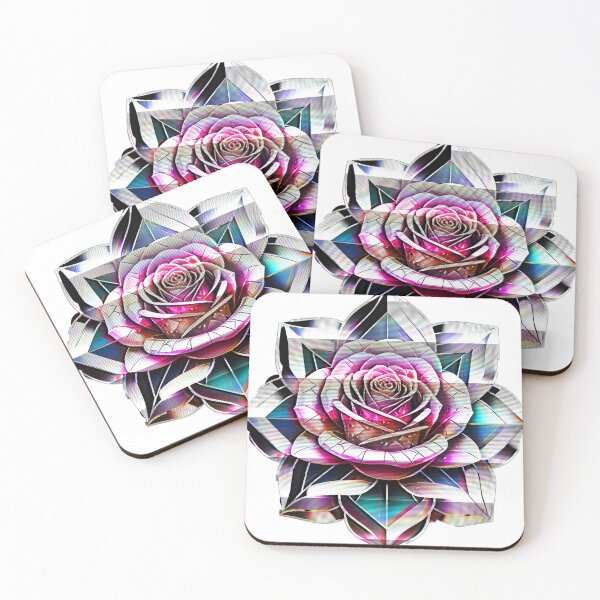 Item preview, TV scanline crystal rose designed and sold by ColderDesignLab.