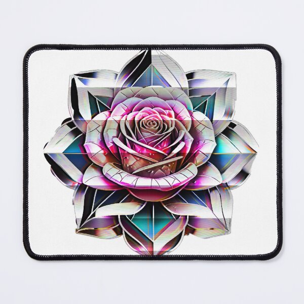 Item preview, TV scanline crystal rose designed and sold by ColderDesignLab.