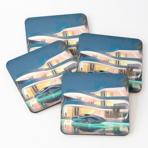 Item preview, Luminous Oasis: A futuristic retreat designed and sold by Rhea Silvia Will.