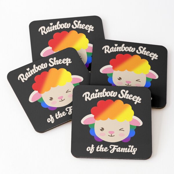 Item preview, Rainbow Sheep of the Family designed and sold by toodystark.