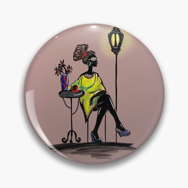 Item preview, The Girl in the street cafe designed and sold by Ximera888Art.