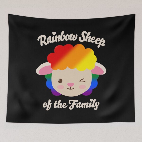 Item preview, Rainbow Sheep of the Family designed and sold by toodystark.
