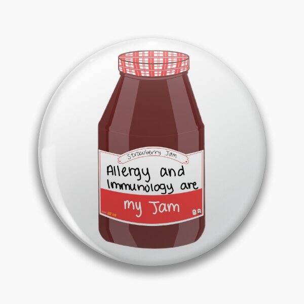 Item preview, Allergy and Immunology are my Jam designed and sold by peachesandfizz.