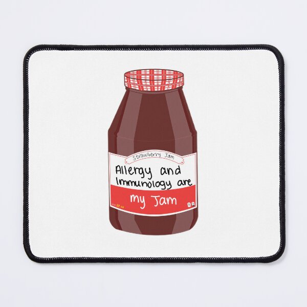 Item preview, Allergy and Immunology are my Jam designed and sold by peachesandfizz.