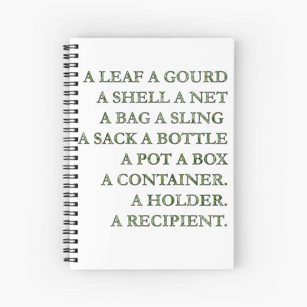 Item preview, Carrier Bag Theory of Fiction quote designed and sold by Daywalker1618.
