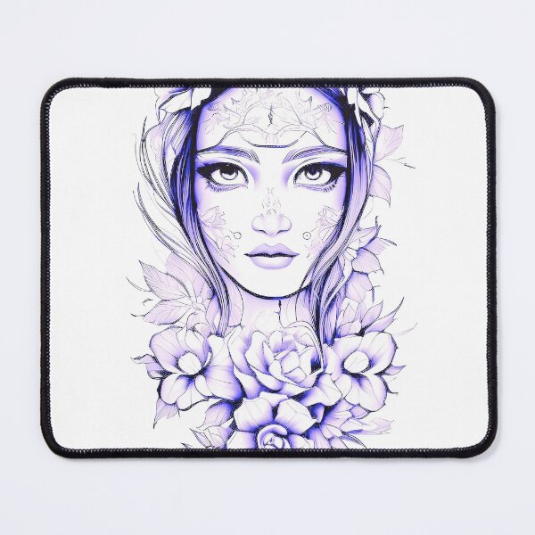 Item preview, Purple Flower Face designed and sold by magdalashore.