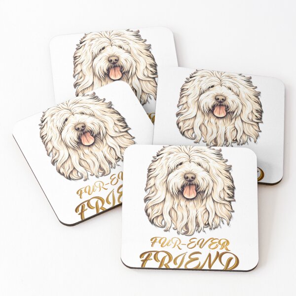 Item preview, Hungarian Komondor DOG a Fur-Ever Friend designed and sold by Rocky Mountain Artistry.