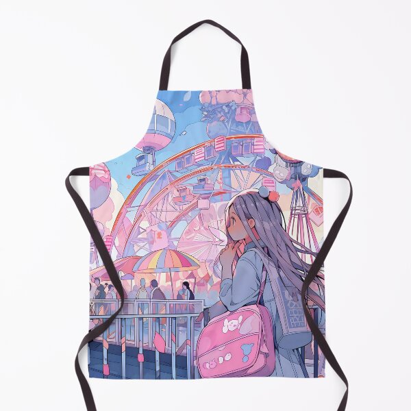 Item preview, All the excitement on her first visit: Join a young girl on her adventure in an anime-style amusement park. designed and sold by InsaneLEDP.