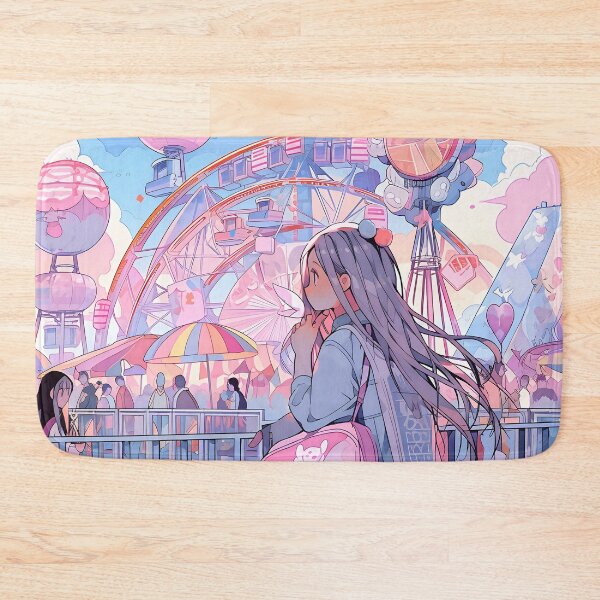 Item preview, All the excitement on her first visit: Join a young girl on her adventure in an anime-style amusement park. designed and sold by InsaneLEDP.